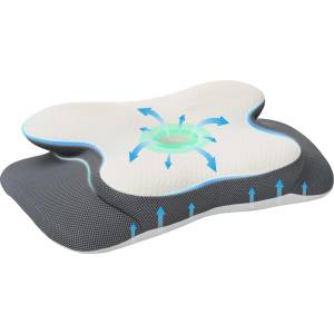 Pure Line Home Анатомична възглавница Cervical Curve Memory, 58 x 37, 5 x 12 см, бяла