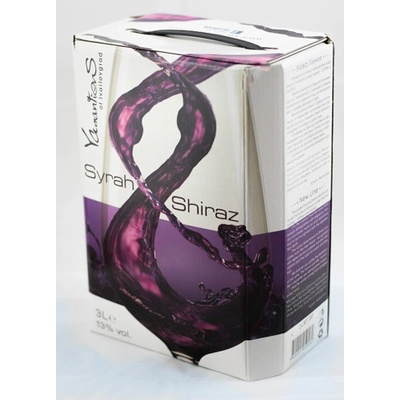 Yamantiev's Bag in Box Syrah červená 2023 13,5% 3 l (kartón)