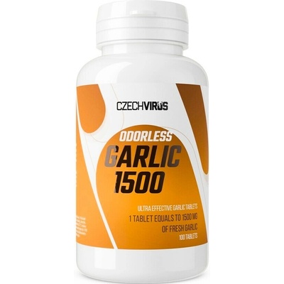 Czech Virus Odorless Garlic 1500 mg 100 tabliet