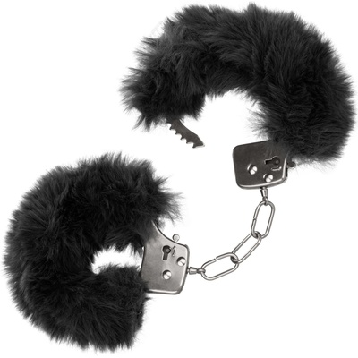 SuperLove Dominance Furry Cuffs Black