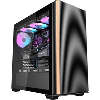 Darkflash DS900WS + 4 Fans Black