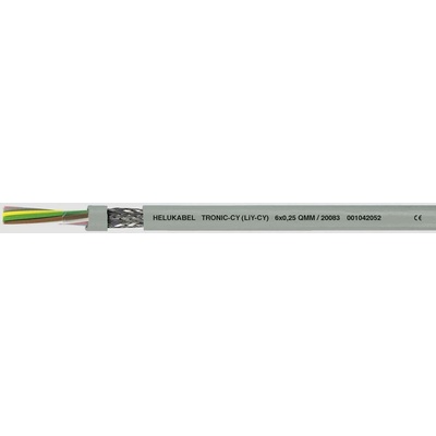 Helu 16013-1000 dátový LiYCY 18 x 0.5 mm² sivá 1000 m