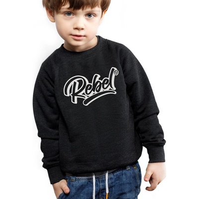 Dětská mikina Classic Rebel bílý černá