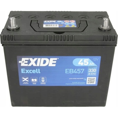 Exide Excell 12V 45Ah 330A EB457