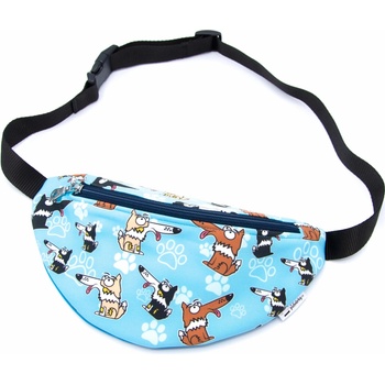 Pískací Potvůrky border kolie tyrkysová