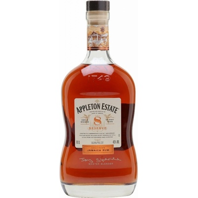 Appleton Estate Reserve 8y 43% 0,7 l (čistá fľaša)