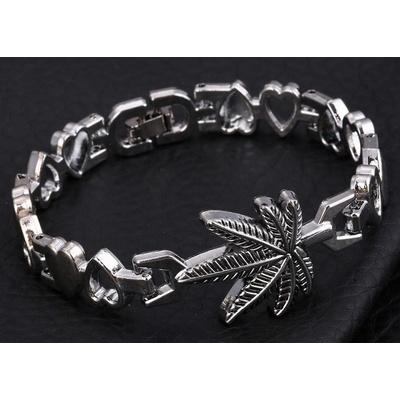 Blingstar WEED Silver A1156