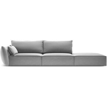 Mazzini Sofa Светлосив кадифен диван ляв ъгъл 264 cm Vanda - Mazzini Sofas (MAZ_3SOR_51_F1_VANDA5)
