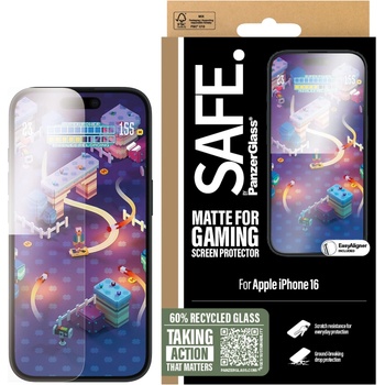 Safe Стъклен протектор SAFE - Gaming Ultra-Wide Fit, iPhone 16 (5715685002922)