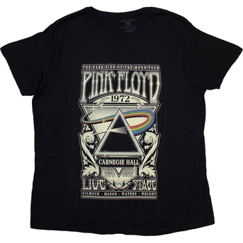 Pink Floyd Carnegie Hall Poster Black S Дамски Риза (PFTEE78LB01)