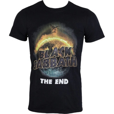 Metal Rock Off Black Sabbath The End černá