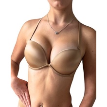Lormar Double gélová push-up podprsenka bronzová