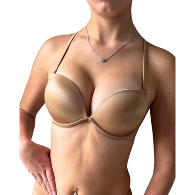 Lormar Double gélová push-up podprsenka bronzová