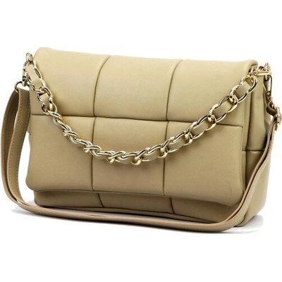 Camilla kožená kabelka PREMIUM 10.011 taupe