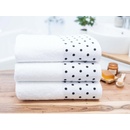 MKLozkoviny bambusový uterák Sofia 50 x 100 cm biela