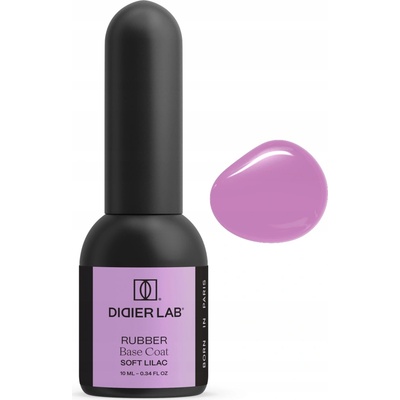 Didier Lab Kaučuková báze pro hybridní laky, Soft Lilac, 10 ml
