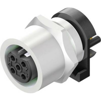 Weidmüller SAIE-M12BB-4-F5.5TL neupravený zástrčkový konektor pre senzory - aktory, 2424020000, piny: 4, 10 ks