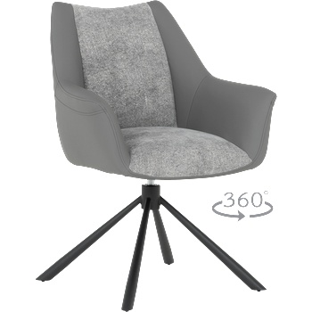 Carmen Трапезен стол tempe - тъмносив