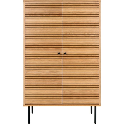 House Nordic Kyoto 130x80 cm dvoudveřová dřevo a kov přírodní