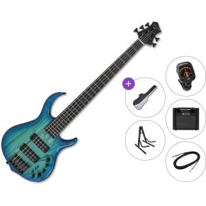 SIRE Marcus Miller M5 Swamp Ash-5 2nd Gen Premium SET Transparent Blue 5-струнна бас китара
