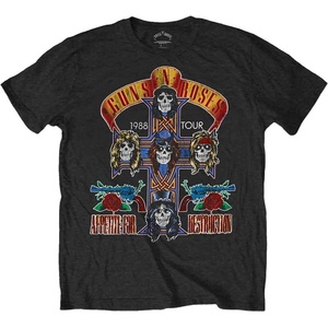 Guns N' Roses NJ Summer Jam 1988 Black S Риза (GNRTTRTW01MB01)
