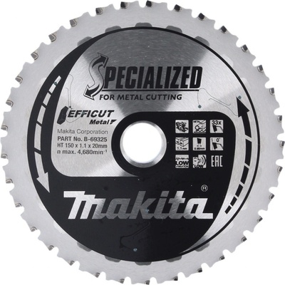 Makita B-69288 KOTÚČ PÍLOVÝ EFFICUT NA KOV 150x20X33Z