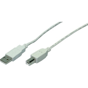 LogiLink USB кабел LOGILINK за принтер USB 2.0 (T) към USB 2.0 Type-B (T) 5м сив "CU0009 (CU0009)
