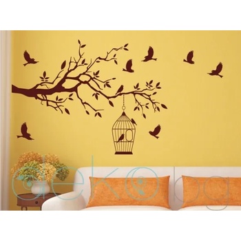 Image 1 of Клонка с ефирна къщичка за птици (3116)