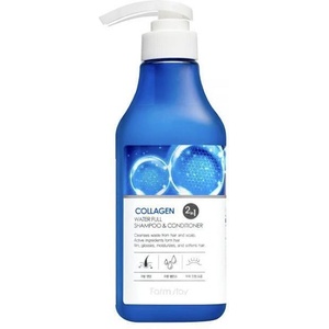 Farm Stay 2в1 Шампоан и Балсам с морски колаген FarmStay Collagen Water Full Shampoo & Conditioner 2 in 1 530 ml
