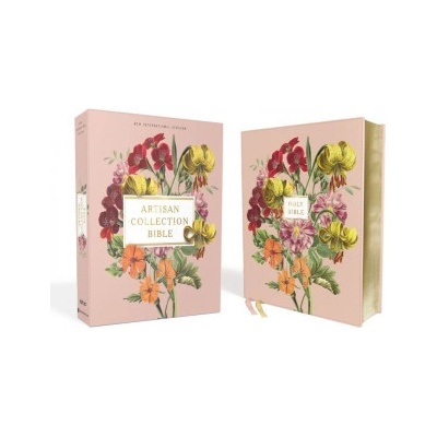 Niv, Artisan Collection Bible, Leathersoft, Blush Floral, Red Letter Edition, Comfort Print | Zondervan