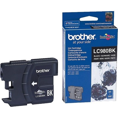 Brother Оригинален патрон Brother LC980, 300 страници/5%, Black (3015100035)