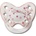 Baby-Nova Силиконова залъгалка с ринг Baby-Nova - Dentistar Art , размер 3, розова (22207)