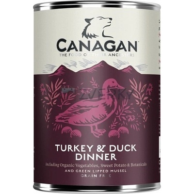 Canagan Dog Can Turkey & Duck 400 g