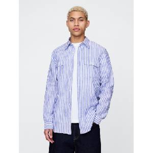 GAP Ленена риза GAP GAP | Sin | МЪЖЕ | XL