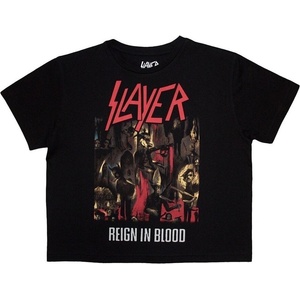 Slayer Reign in Blood Black 2XL Дамски Риза (SLAYCT04LB05)