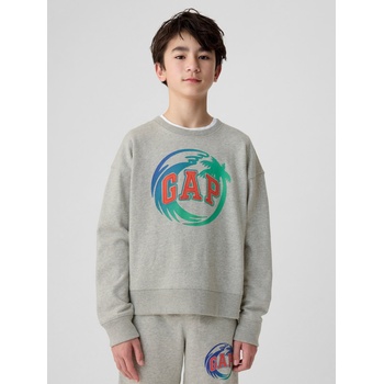 Image 1 of GAP Детски суитшърт с логото на GAP GAP | Siv | Момчешки | 104/110