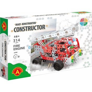 Alexander Toys Метален конструктор Alexander, 314 части - Пожарна (AL2596)