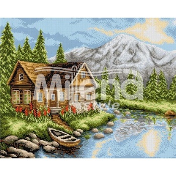 Image 1 of Milena Style Лято в планината - Печатана Aida 14 ct без конци