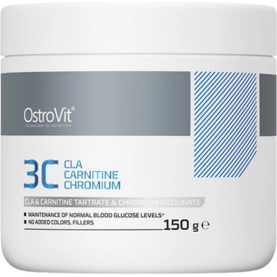 OstroVit 3C | CLA + Carnitine + Chromium [150 грама] Малинова лимонада с мента