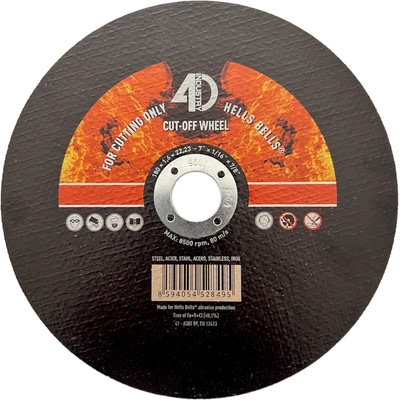 Hell Bells Řezný kotouč 180 x 1,6 x 22,2 mm HB18016