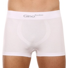 Gino boxerky bezšvové bambusové biele 54004