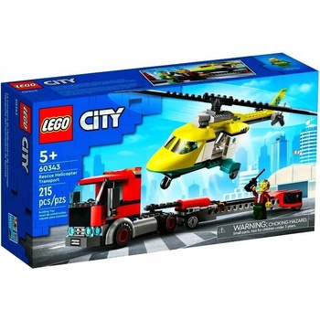 LEGO® City 60343 Přeprava záchranářského vrtulníku