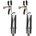 Taboom Adjustable Vibrating Clamps Silver