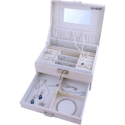 Silvego luxusní velká šperkovnice ACC02381W