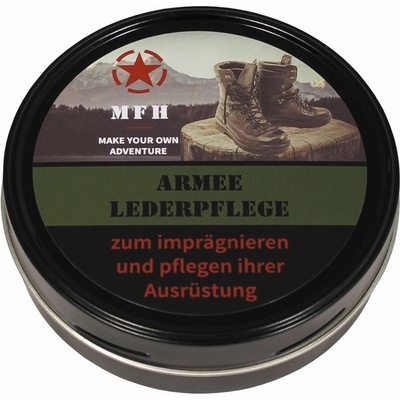 MFH Army Krém na obuv čierny 150 ml
