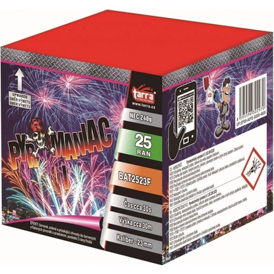 Baterie výmetlic PYROMANIAC I 25 ran 18 1 Čína BAT2523F