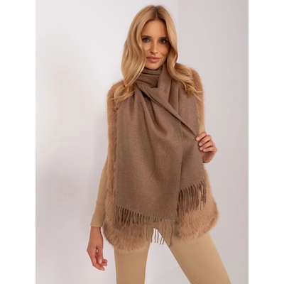 Wool Fashion Italia Šála AT-SZ-23185.62P Wool hnědá