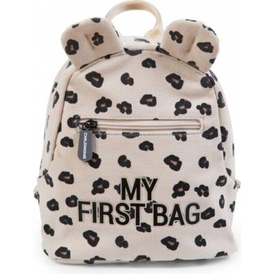 Childhome Detský batoh My First Bag Variant: Canvas Leopard