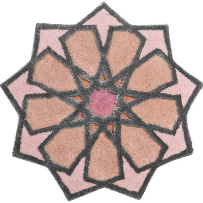 Grund Sherezad růžová-broskvová-stříbrná průměr 120 cm