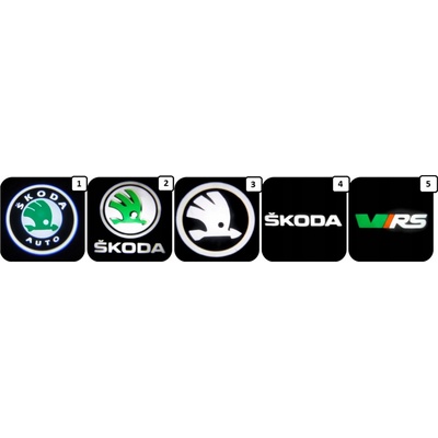 Škoda LED Logo projektor na přední dveře – Hledejceny.cz